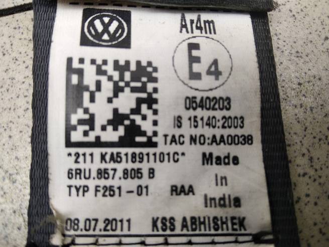  6RU857805BRAA
